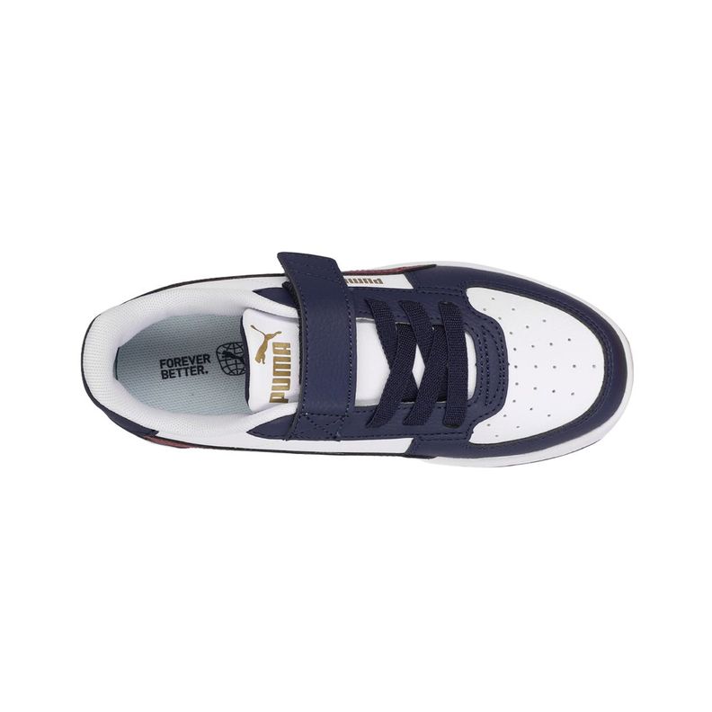 Zapatilla Puma Caven 2.0 Niño Azul/Blanco-4