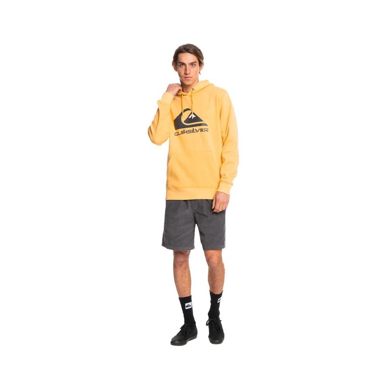 Polerón Quiksilver Pullover Faded Denim Hombre Denim-3