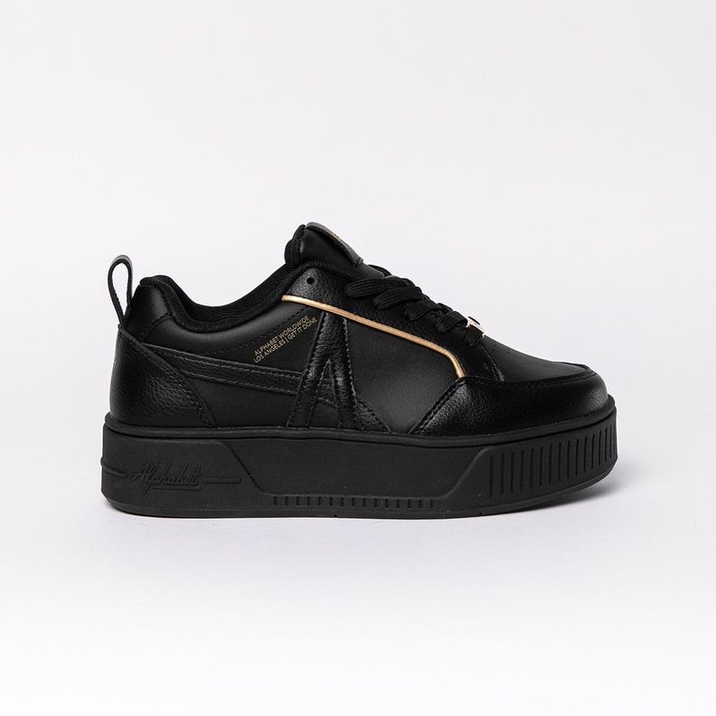 Zapatillas ALPHABET Negro Mujer Cloud Walk Low 334-0