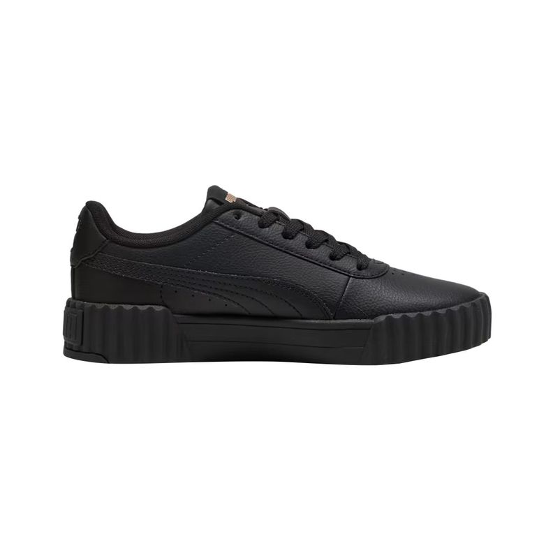 Zapatillas Urbanas Puma Carina 3.0 Mujer Negras-1