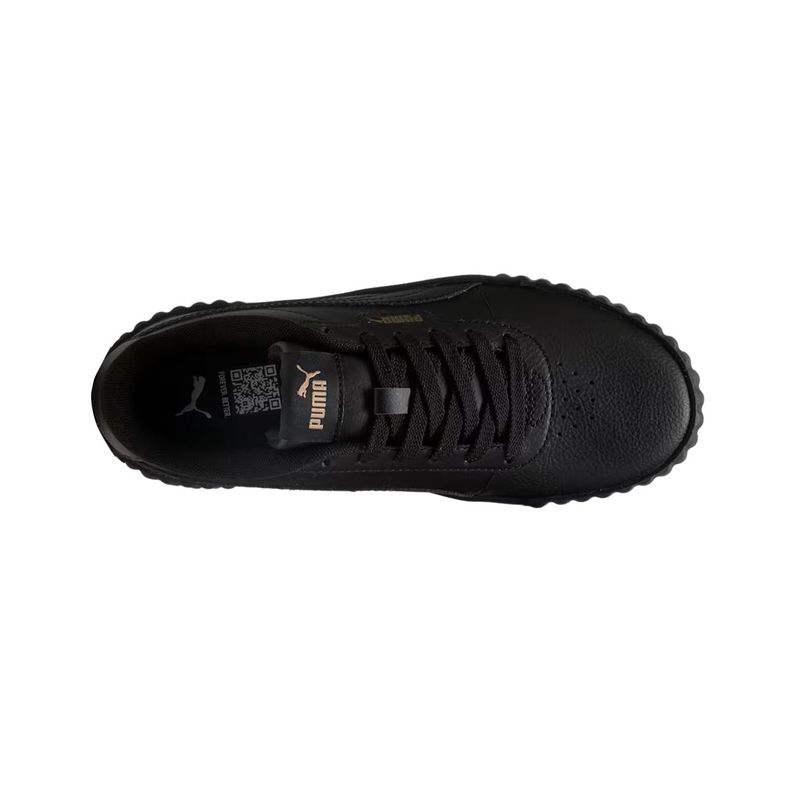 Zapatillas Urbanas Puma Carina 3.0 Mujer Negras-4