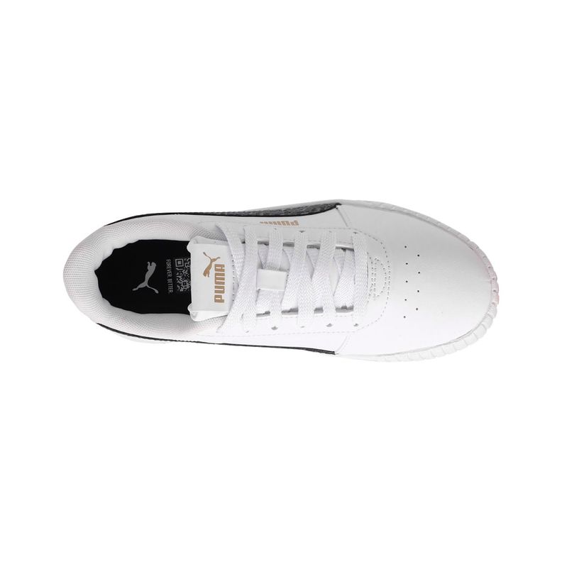 Zapatilla Puma Carina 2.0 Update Joven Blancas/Grises-4