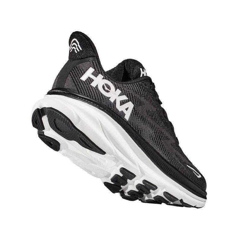 Zapatilla Hoka Clifton 9 Mujer Black/White-3