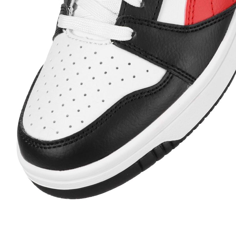 Zapatilla Puma Rebound V6 Low Joven White/Red/Black-5