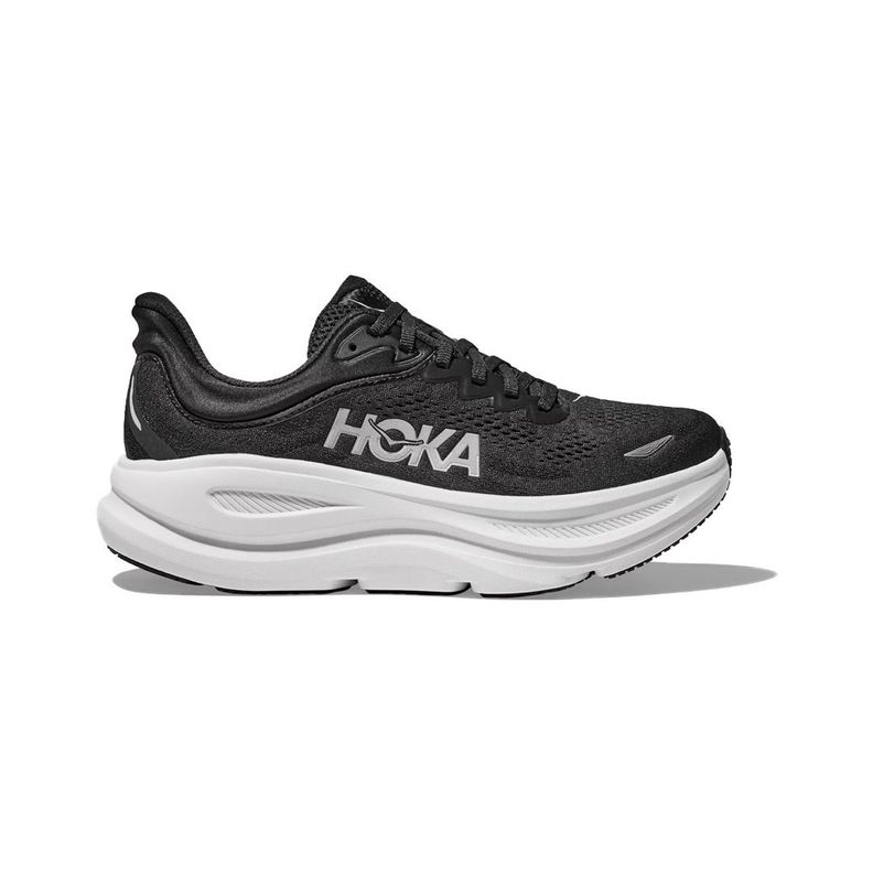 Zapatillas Hoka Bondi 9 Mujer Black/White-0