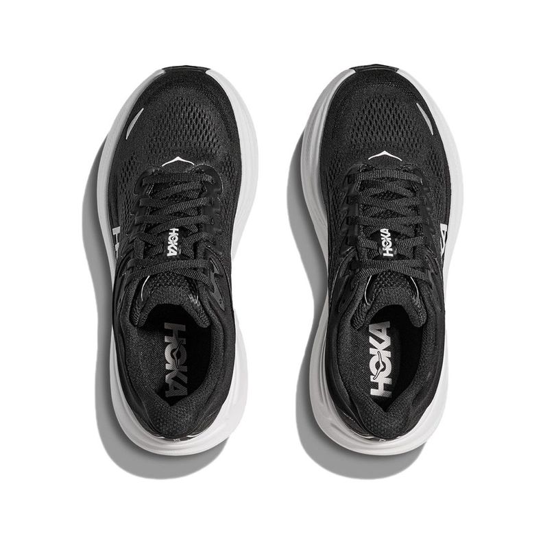 Zapatillas Hoka Bondi 9 Mujer Black/White-1
