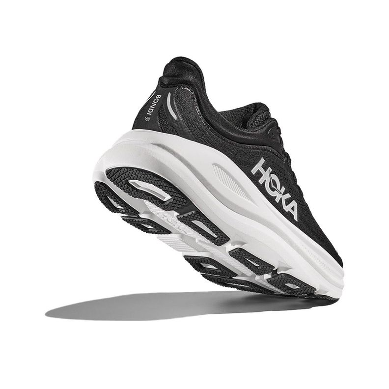 Zapatillas Hoka Bondi 9 Mujer Black/White-3