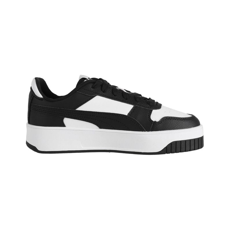 Zapatilla Puma Carina Street Mujer Negras/Blancas-1