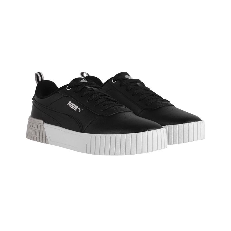 Zapatilla Puma Carina 2.0 Metallic Dream Mujer Negras/Blanca-2