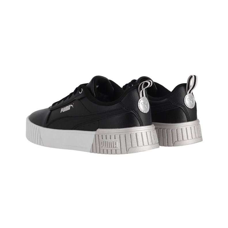Zapatilla Puma Carina 2.0 Metallic Dream Mujer Negras/Blanca-3