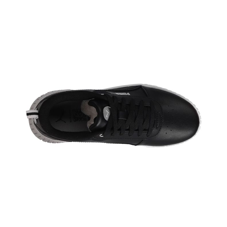 Zapatilla Puma Carina 2.0 Metallic Dream Mujer Negras/Blanca-4