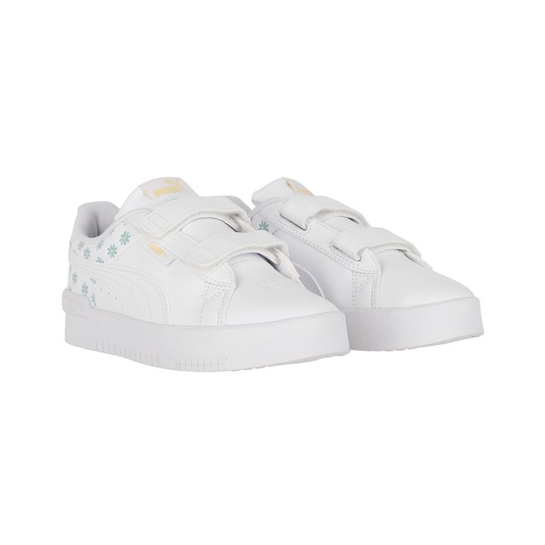 Zapatilla Puma Jada Summer Niñas Blancas/Turquesas-2