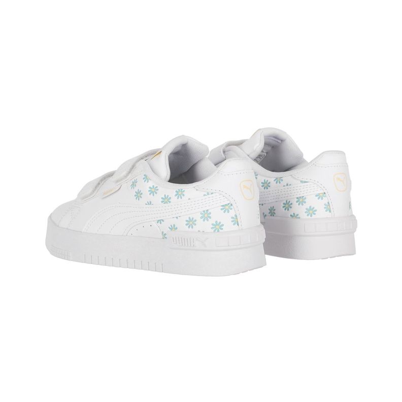 Zapatilla Puma Jada Summer Niñas Blancas/Turquesas-3