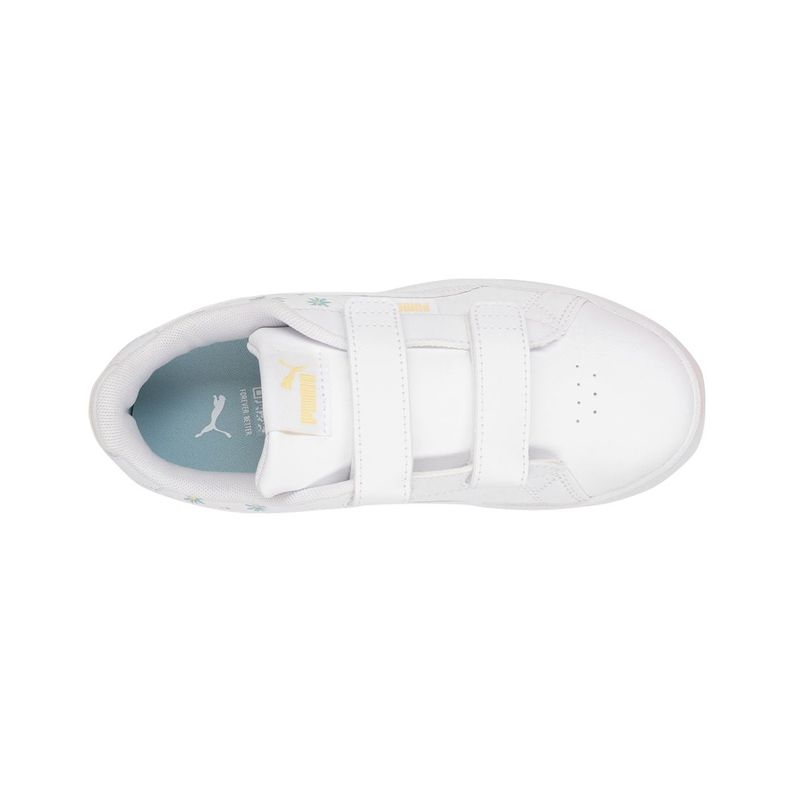 Zapatilla Puma Jada Summer Niñas Blancas/Turquesas-4