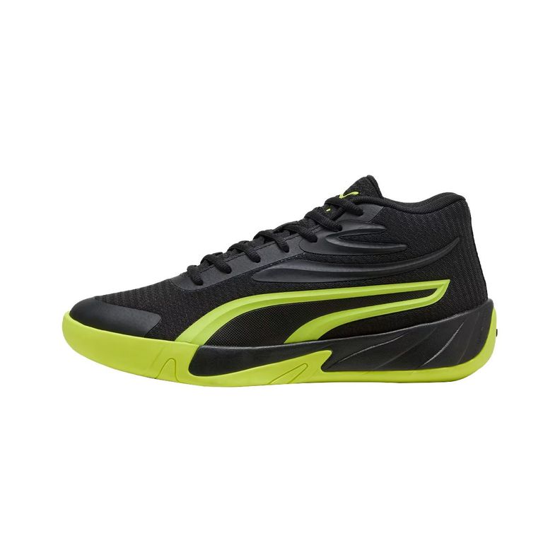 Zapatillas Básquetbol Puma Court Pro Hombre Negras/Amarillas-0