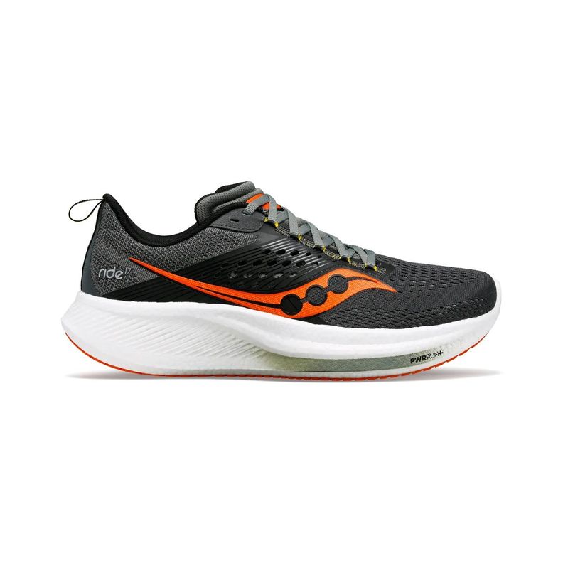 Zapatilla Saucony Ride 17 Hombre Shadow/Pepper-1