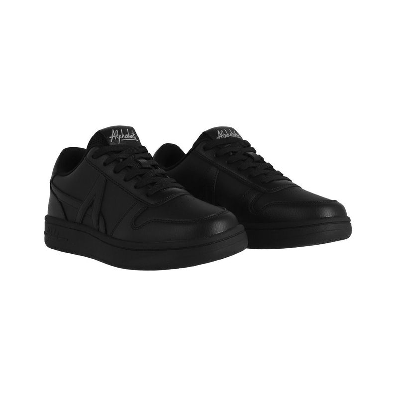 Zapatillas Urbanas Joven Alphabet Cross Low Negras-2