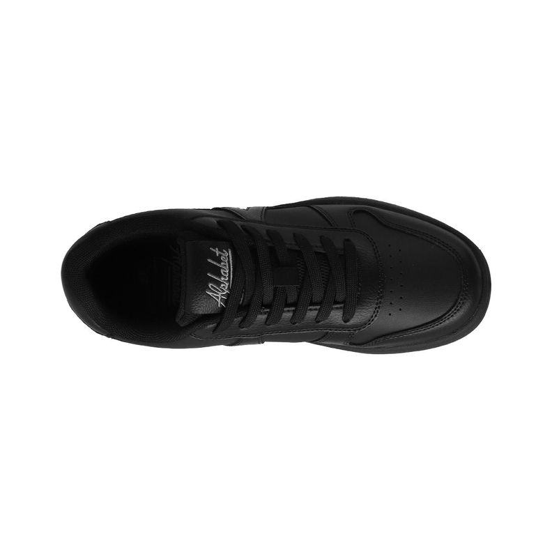 Zapatillas Urbanas Joven Alphabet Cross Low Negras-4