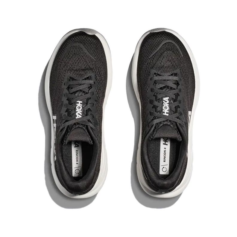 Zapatilla Hoka Rincon 4 Hombre Black/White-1