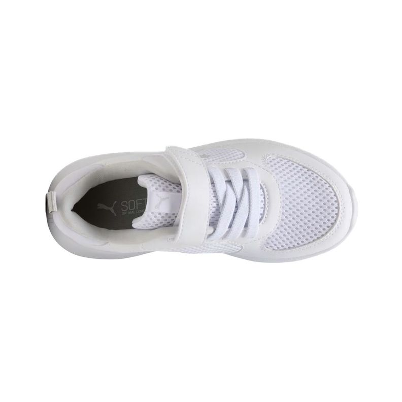 Zapatillas Running Niños Fun Racer 2 Puma Blancas-4