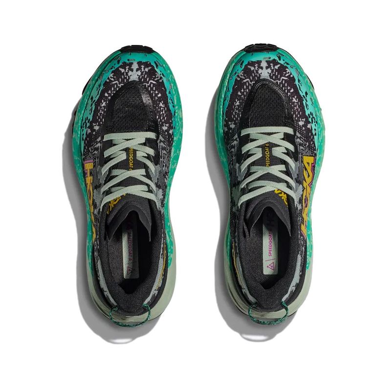 Zapatillas Hoka Speedgoat 6 Mujer Black/Aloe Vera-1
