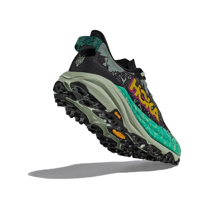 Zapatillas Hoka Speedgoat 6 Mujer Black/Aloe Vera-3