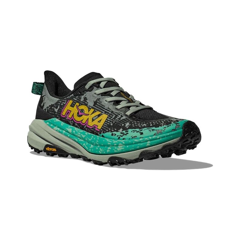 Zapatillas Hoka Speedgoat 6 Mujer Black/Aloe Vera-5