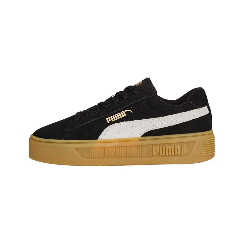 Zapatillas Urbanas Puma Smash Platform V3 Mujer Negra/Café-0