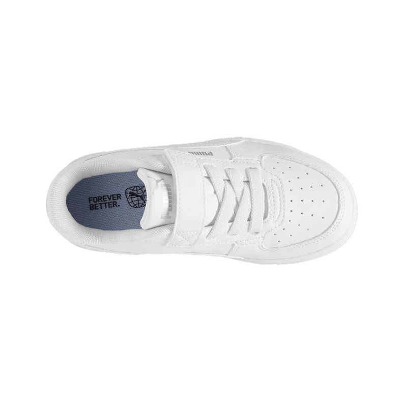 Zapatillas Urbanas Niños Caven 2.0 Puma Blancas-4