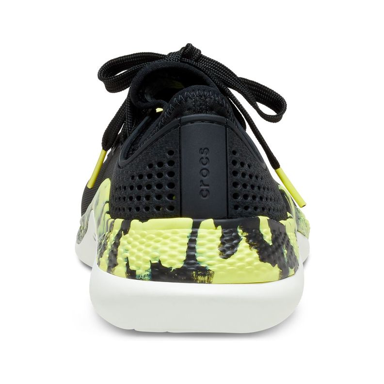 Zapatilla Crocs LiteRide 360 Pacer Hombre Black/Yellow-4