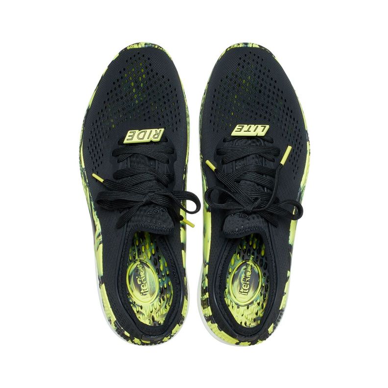 Zapatilla Crocs LiteRide 360 Pacer Hombre Black/Yellow-5