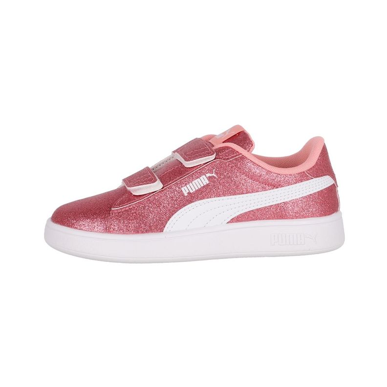 Zapatilla Puma Smash 3.0 Glitz Glam Niña Rosado-0