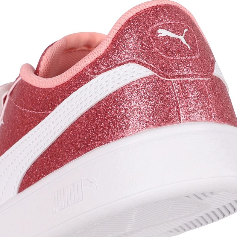 Zapatilla Puma Smash 3.0 Glitz Glam Niña Rosado-5