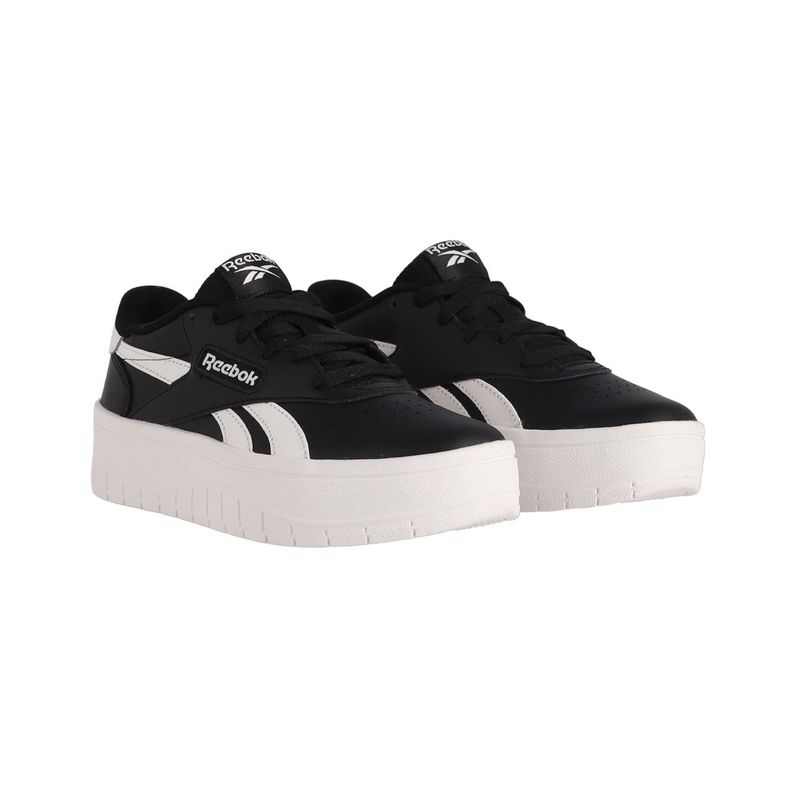 Zapatilla Reebok Court Advance Surge Mujer Negras/Blancas-2