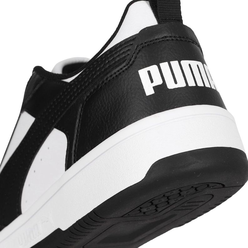 Zapatilla Puma Rebound v6 Low Hombre Black/White-5