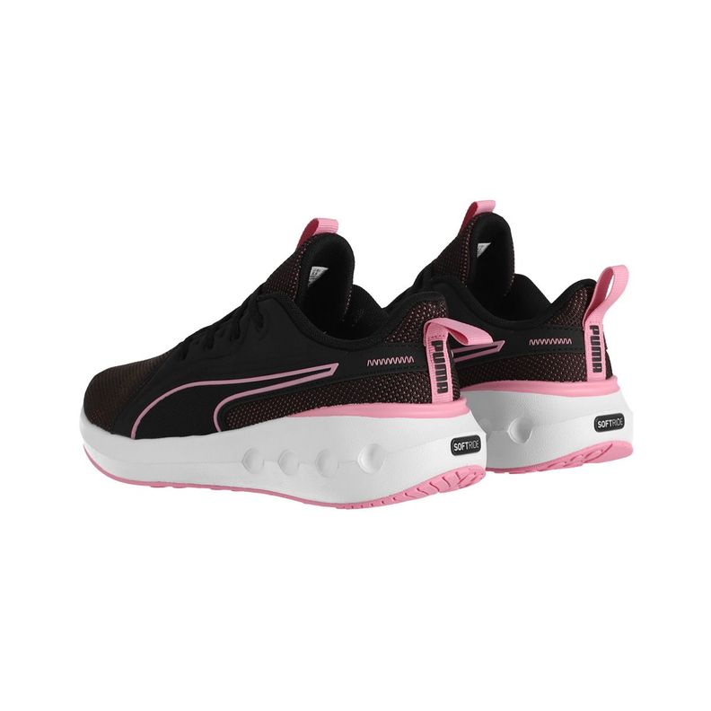 Zapatilla Puma Softride Carson Mujer Negras/Blancas-3