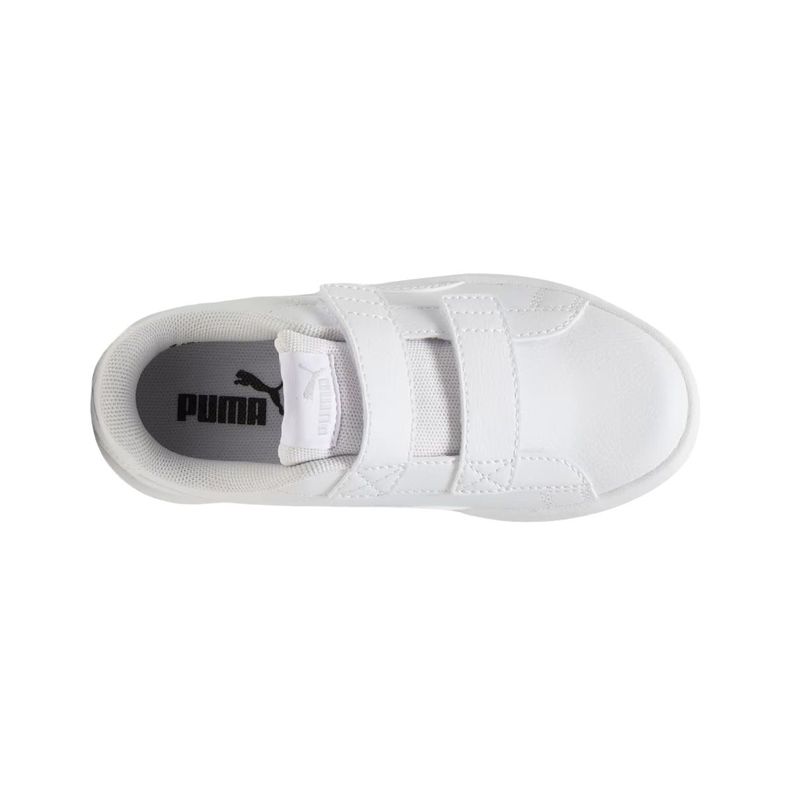 Zapatillas Urbanas Niños Rickie Classic V Puma Blancas-4