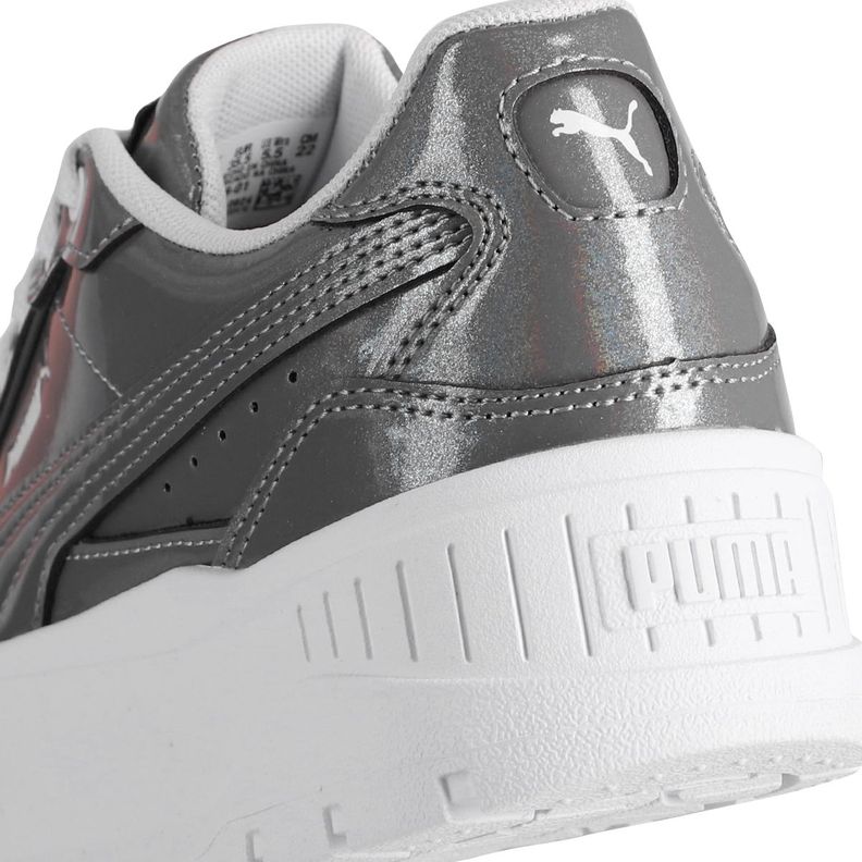 Zapatilla Puma Karmen II Idol Glitz Mujer Plateadas/Blancas-5