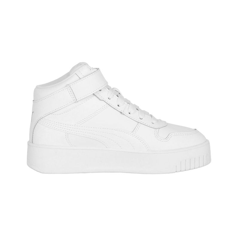 Zapatilla Puma Carina Street Mid Mujer White/Gold-1
