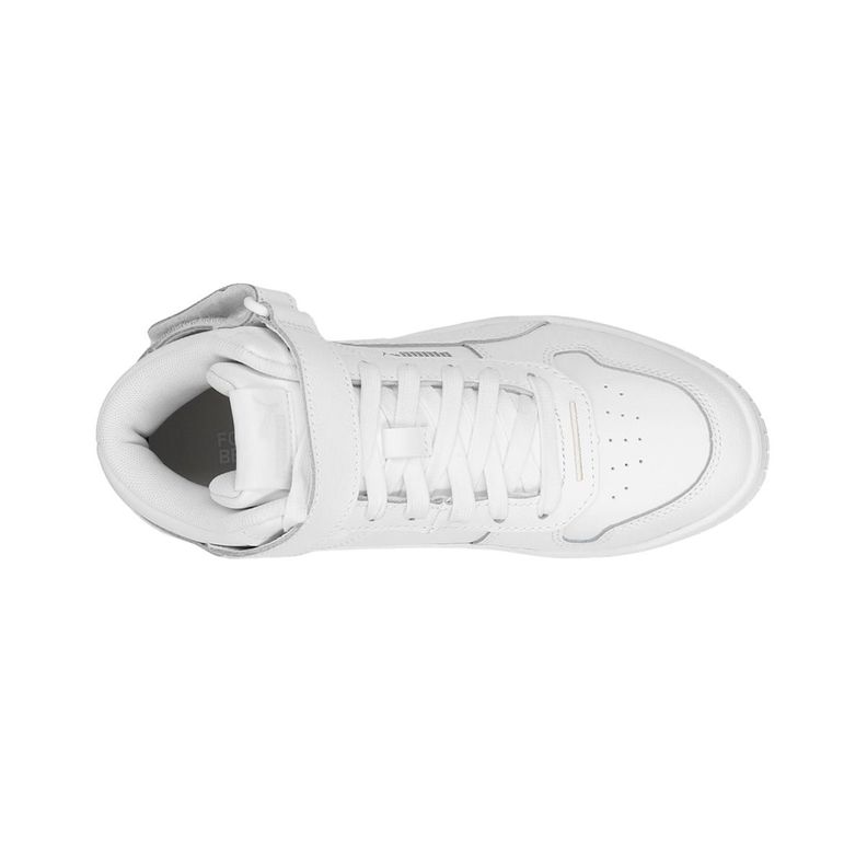 Zapatilla Puma Carina Street Mid Mujer White/Gold-4