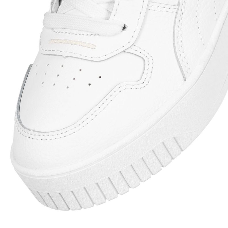 Zapatilla Puma Carina Street Mid Mujer White/Gold-5