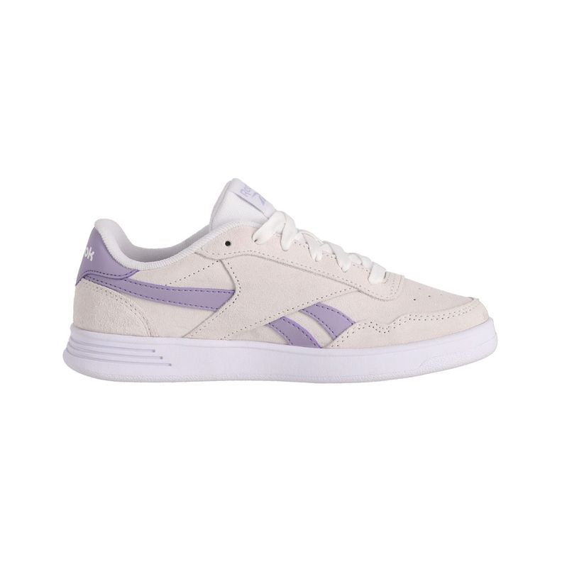Zapatilla Reebok Court Advance Mujer Grises/Moradas-1