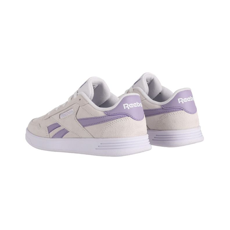 Zapatilla Reebok Court Advance Mujer Grises/Moradas-3