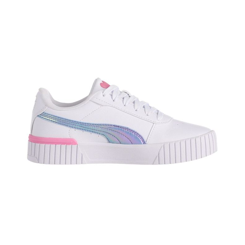 Zapatilla Puma Carina 2.0 Bouncy Sky Niña Blanca/Multicolor-1