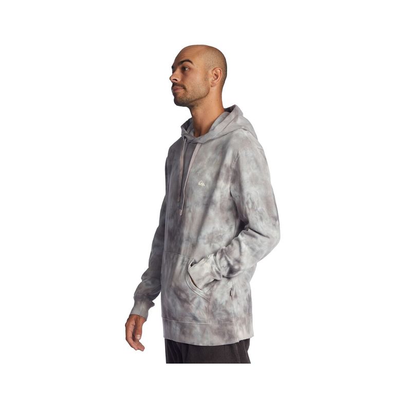 Polerón Quiksilver Natural Cloudy Tie-Dye Hombre Iron Gate-1