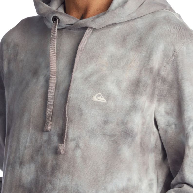 Polerón Quiksilver Natural Cloudy Tie-Dye Hombre Iron Gate-3