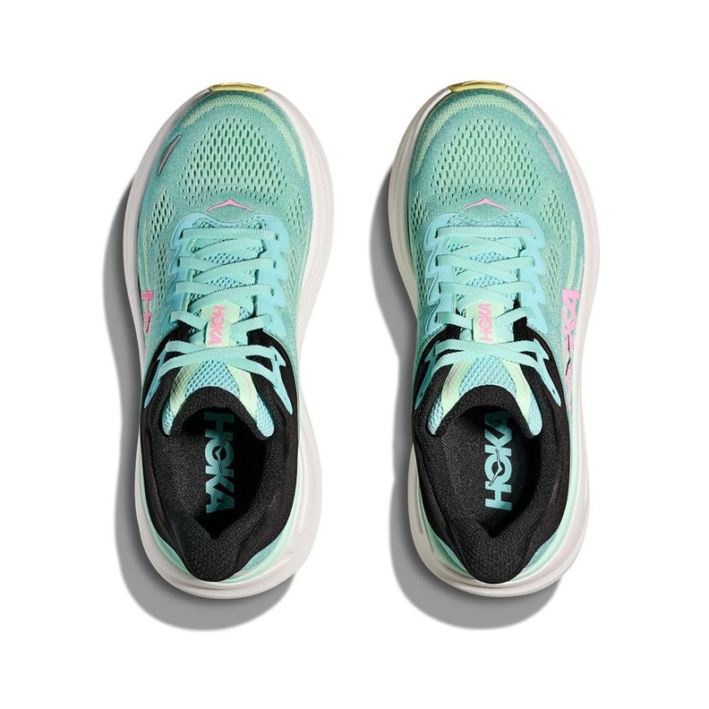Zapatillas Hoka Bondi 9 Mujer Blue Spark/Mint Fluorite-1