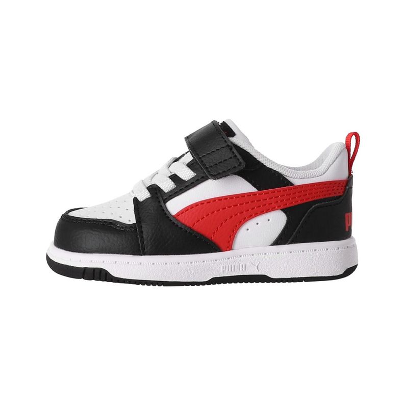 Zapatillas Urbanas Puma Rebound V6 Baby Negra/Blanca/Roja-0