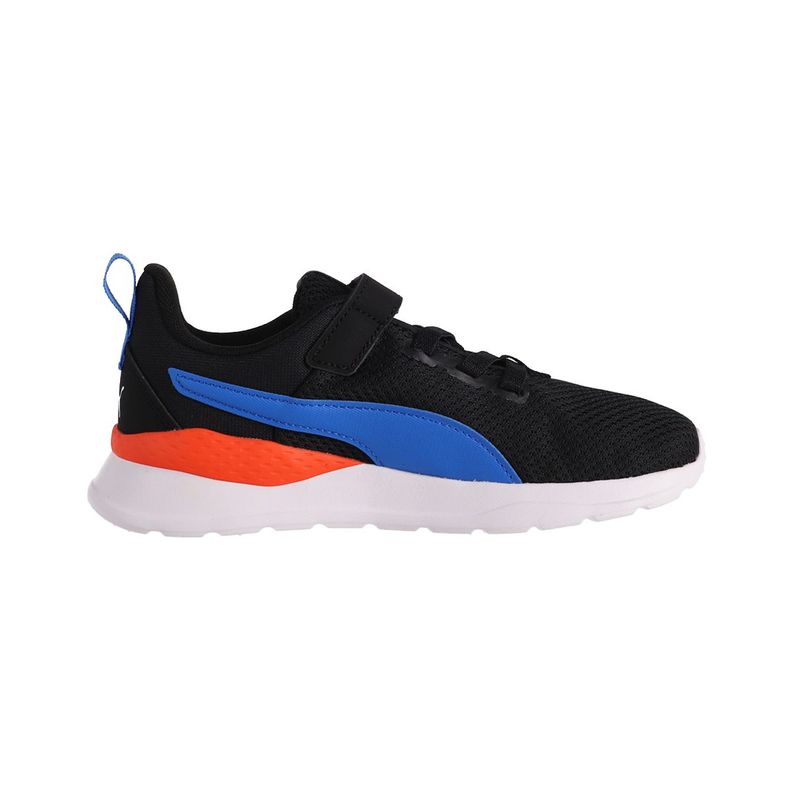 Zapatilla Puma Urbanas Anzarun Lite Niño Negras/Azules/Rojas-1