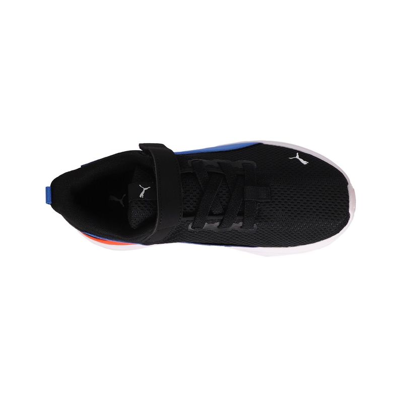 Zapatilla Puma Urbanas Anzarun Lite Niño Negras/Azules/Rojas-4